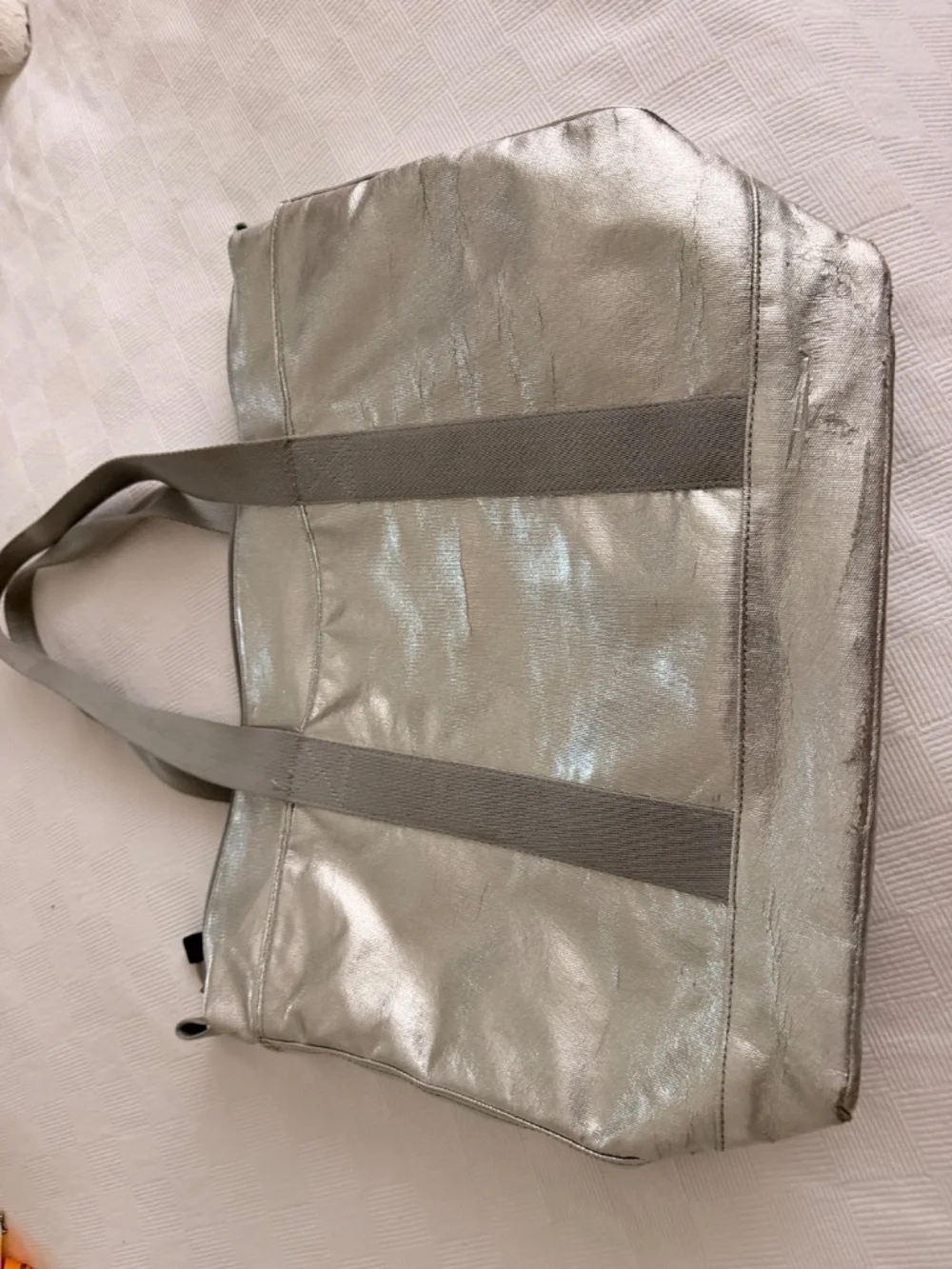 STATE Bags Graham Tote in Metallic Silver – Travel & Weekender Bag